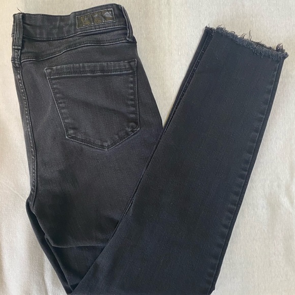 Black Frayed Kenneth Cole Pants. - Picture 3 of 4